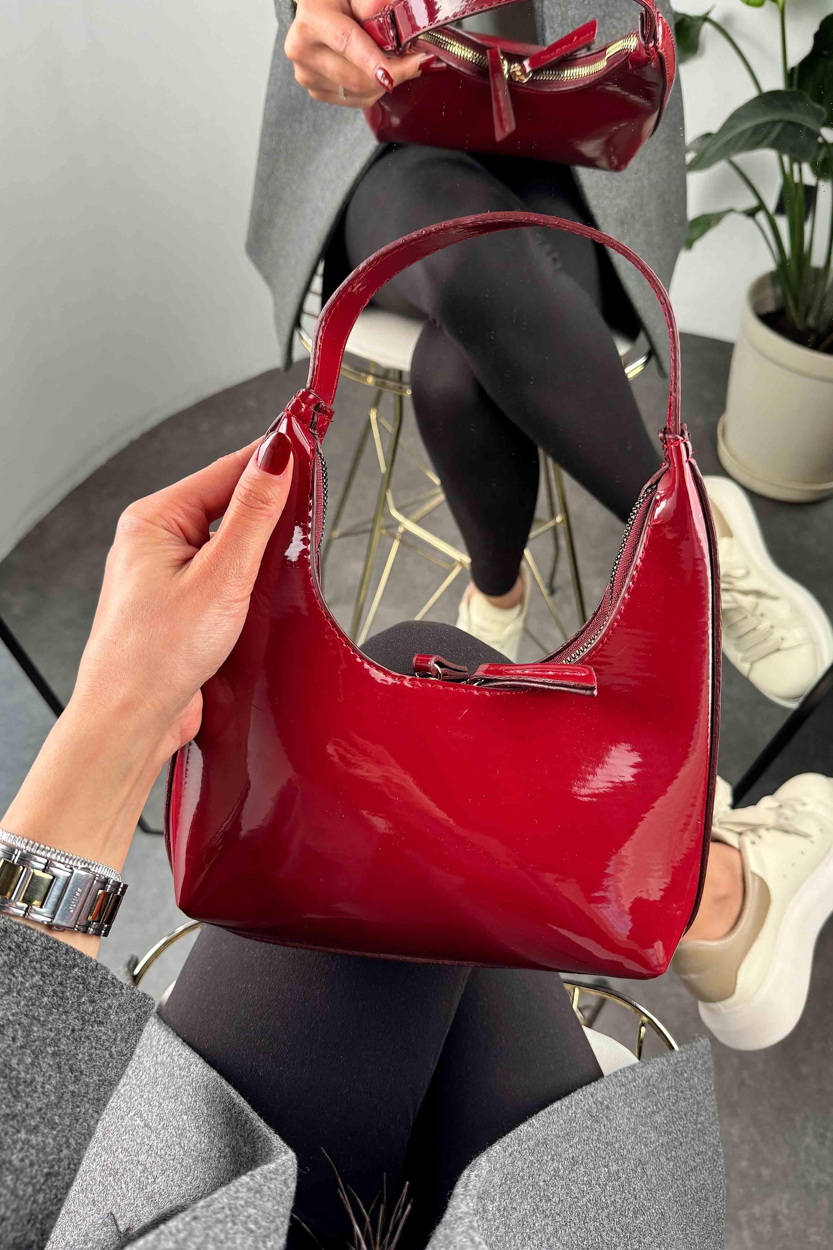 Rugan Cherry Çanta Bordo