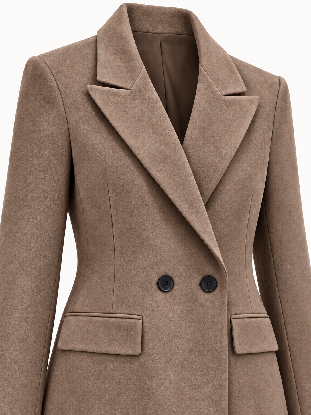 Vizon Süet Blazer Ceket