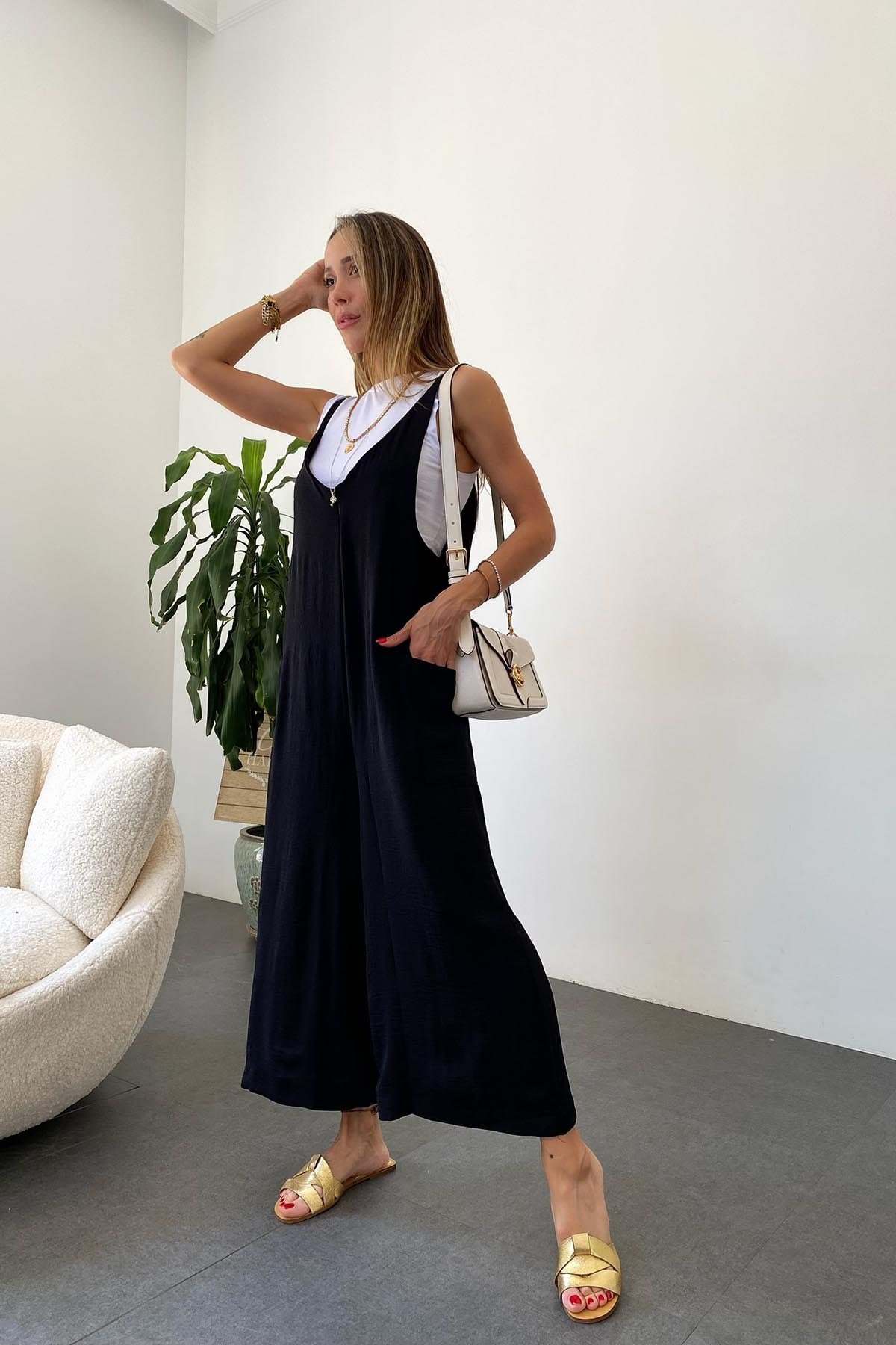 Zara Model Askılı Tulum