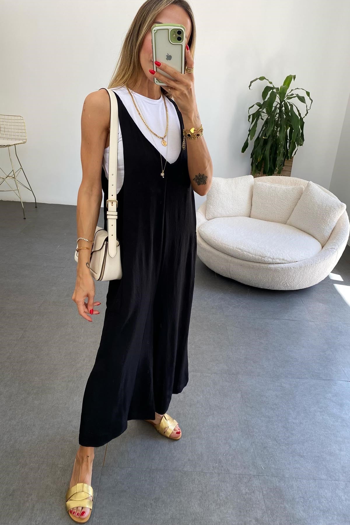 Zara Model Askılı Tulum
