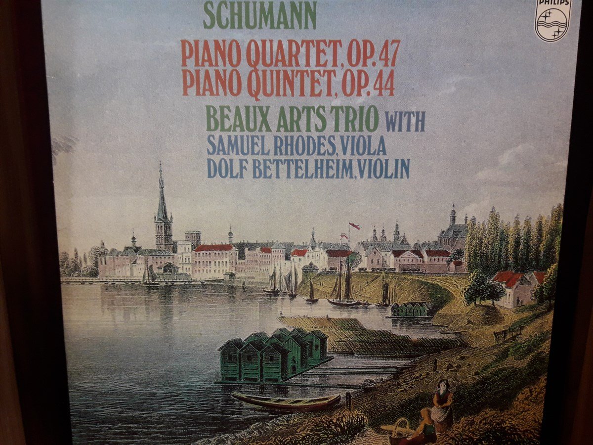  Schumann* - Beaux Arts Trio With Samuel Rhodes, Dolf Bettelheim ‎– Piano Quartet, Op. 47 / Piano Quintet, Op. 44 