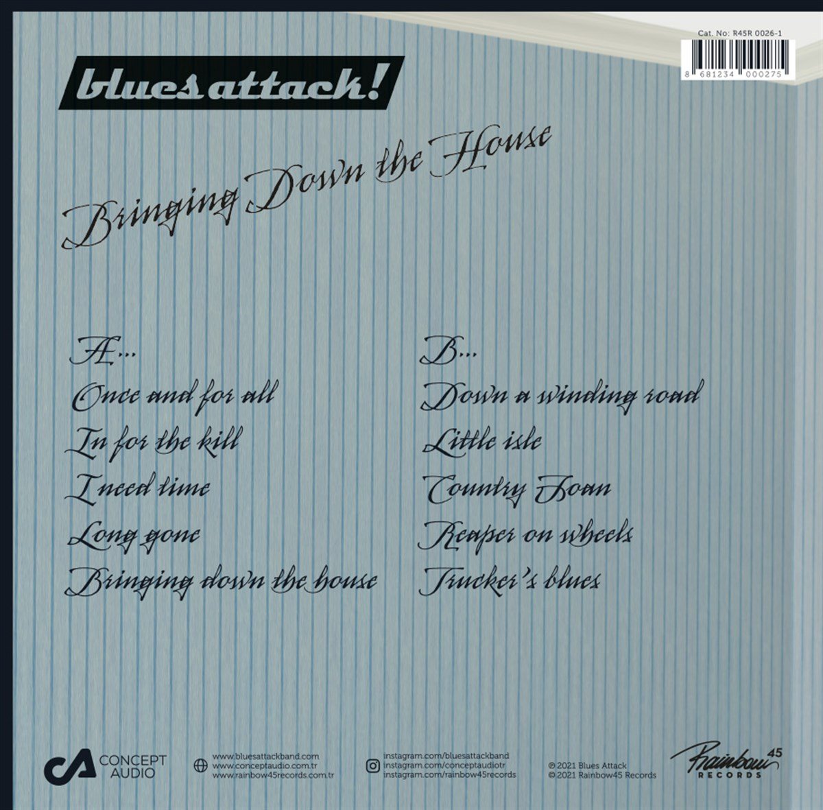 BLUES ATTACK ! - BRINGING DOWN THE HOUSE 