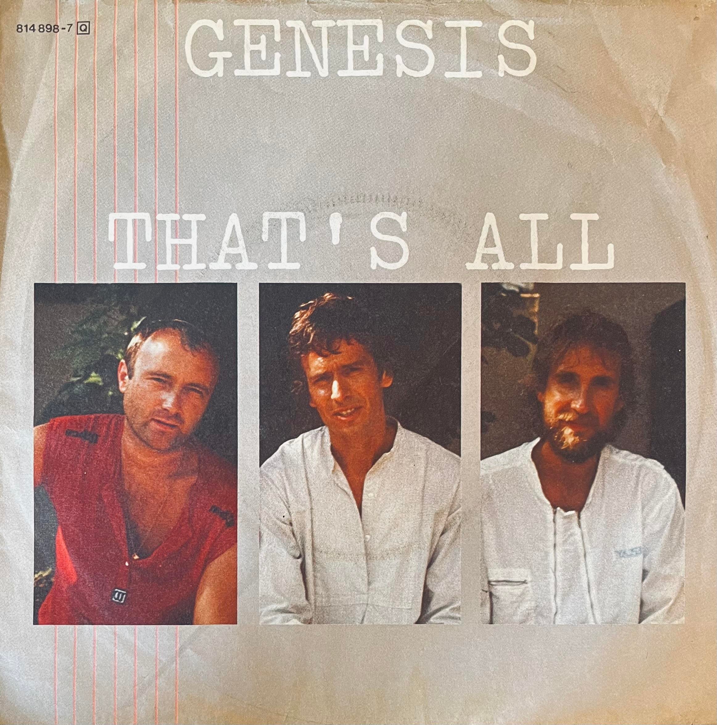 GENESIS - THAT'S ALL