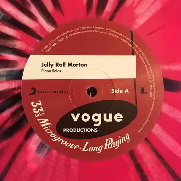 JELLY ROLL MORTON - JELLY ROLL MORTON'S NEW ORLEANS MEMORIES (BLACK & RED SPLATTER VINYL) 