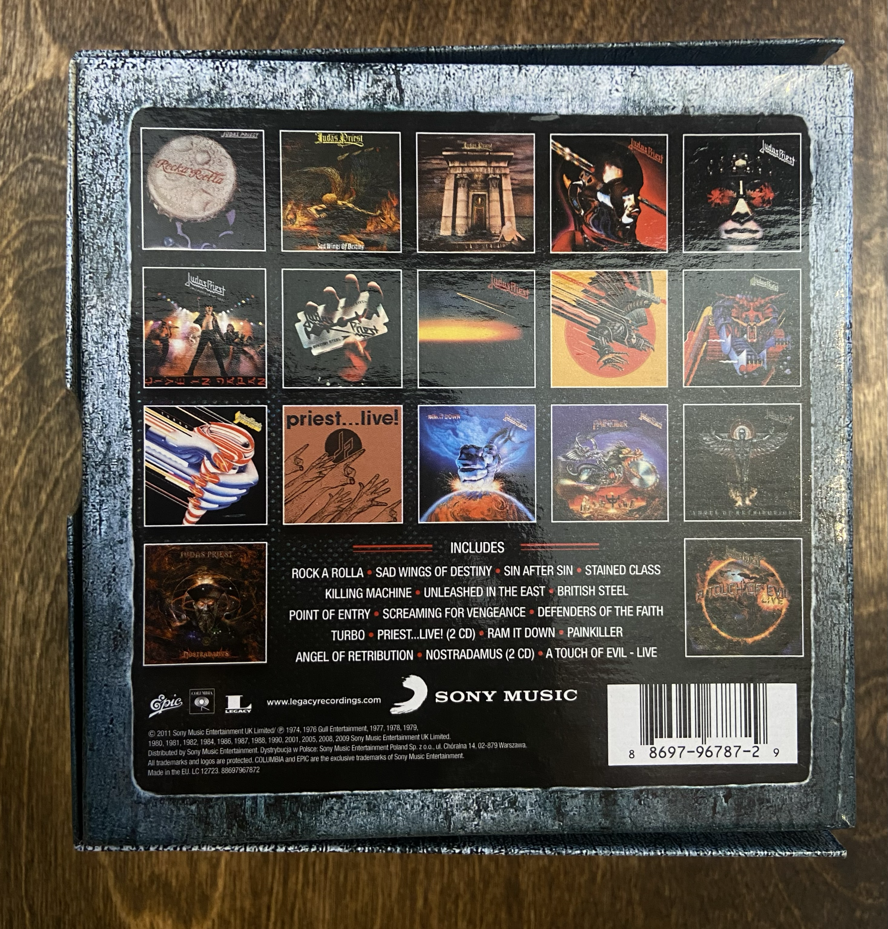 JUDAS PRIEST - THE COMPLETE ALBUMS COLLECTION (CD BOX SET)