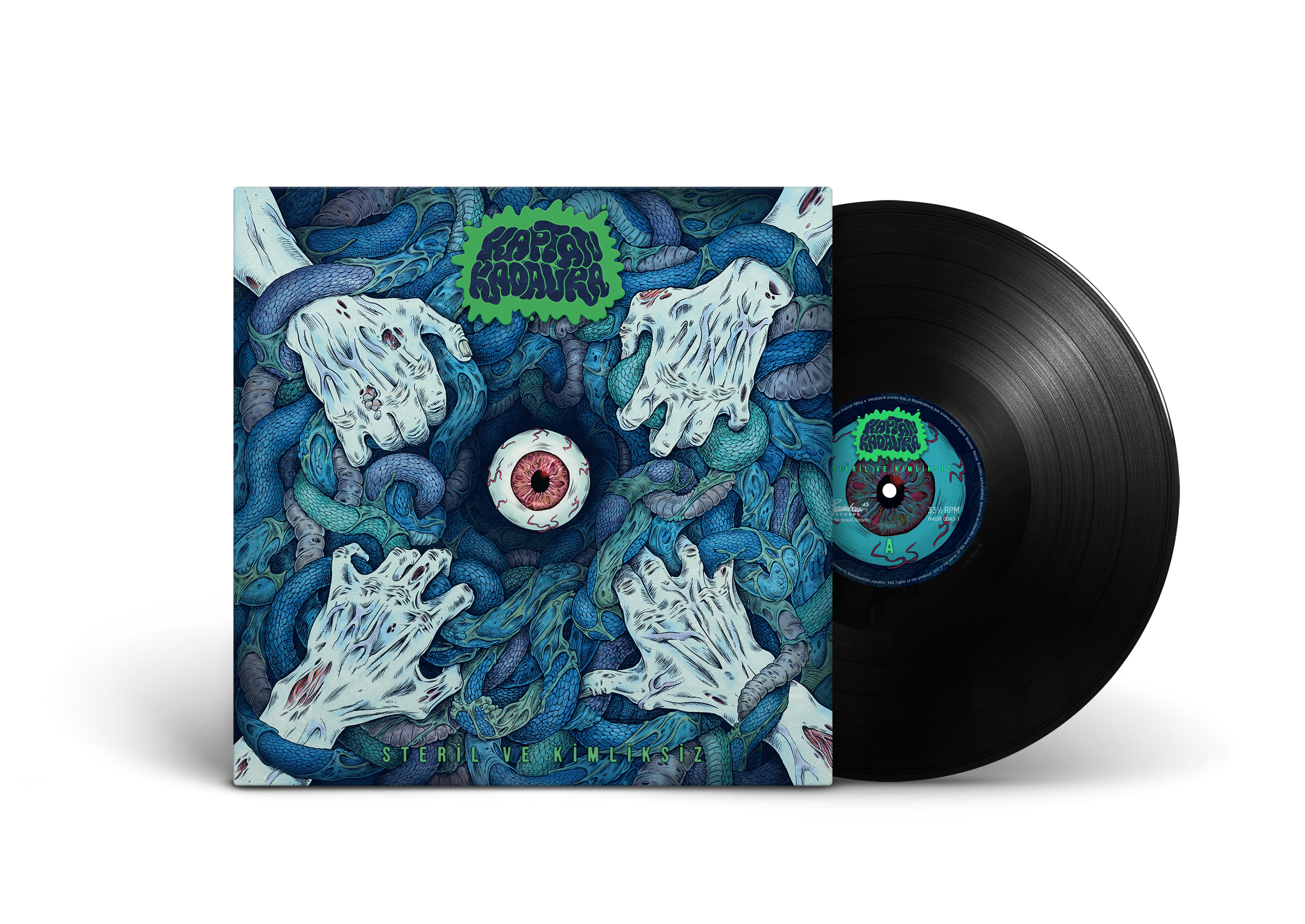KAPTAN KADAVRA - 3 LP DİSKOGRAFİ LOTU 