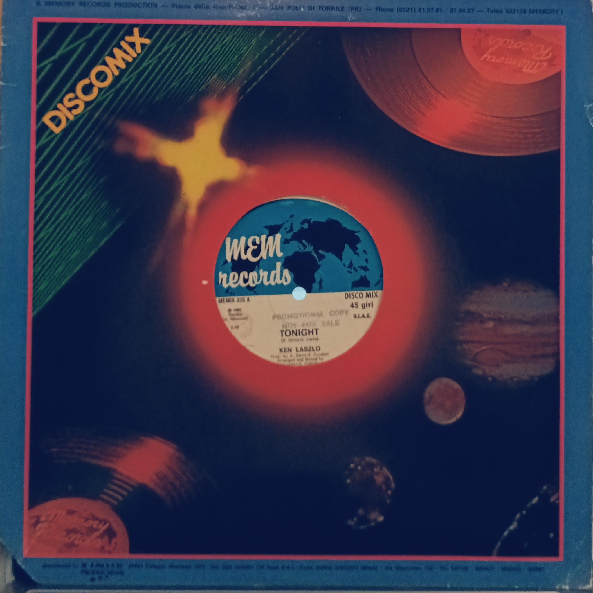 KEN LASZLO - TONIGHT 