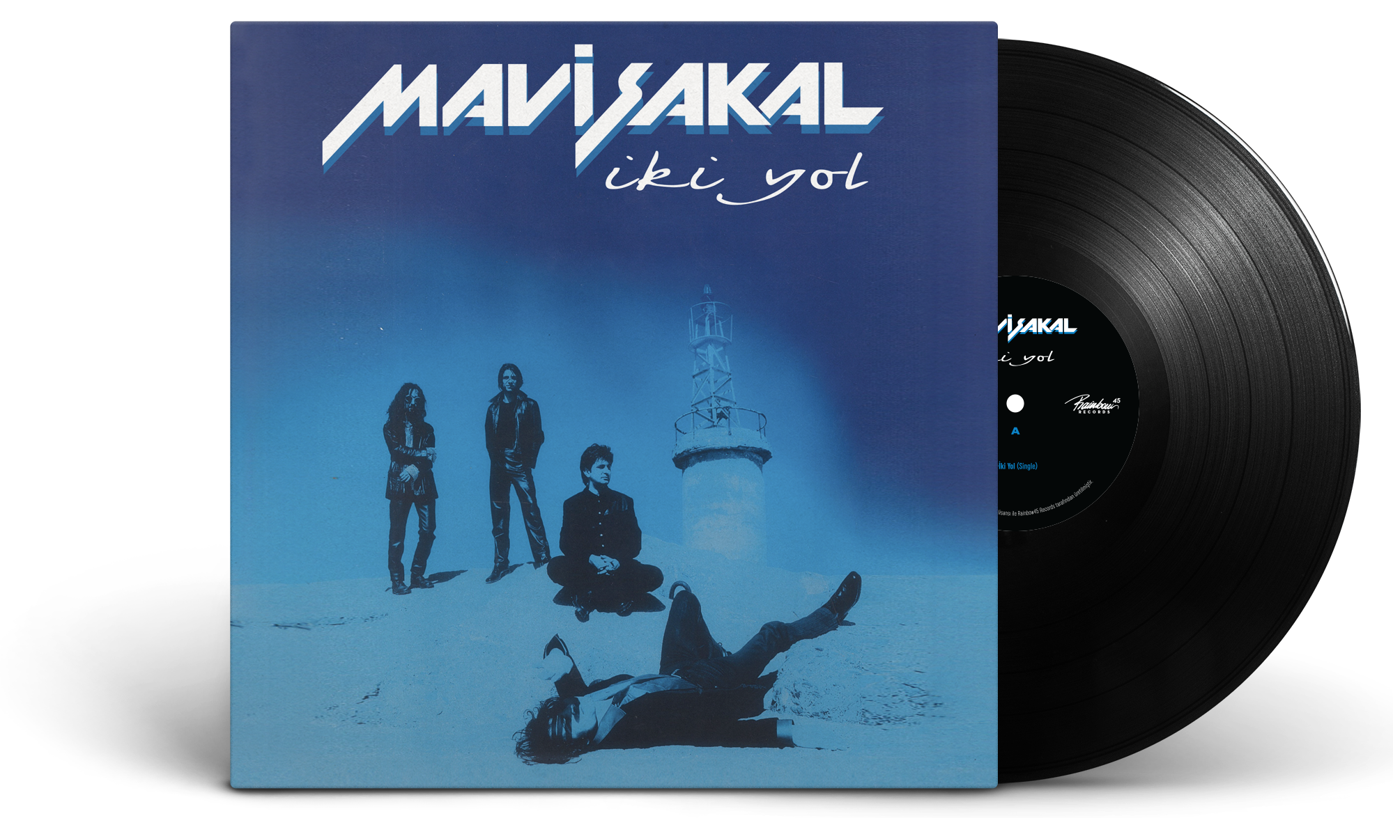 MAVİ SAKAL – İKİ YOL 45 RPM EP SİYAH