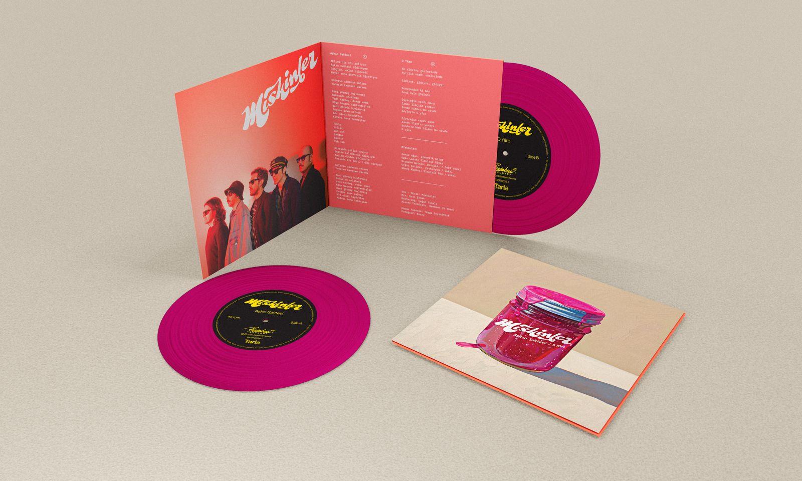 MİSKİNLER - AŞKIN SAHTESİ / O YARE - 45'LİK (MAGENTA RENKLİ PLAK) (ÖN SİPARİŞTİR ! KARGO TARİHİ 7 HAZİRAN 2024)