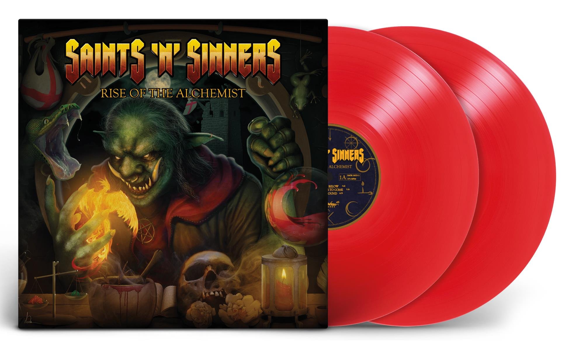 SAINT 'N' SINNERS - RISE OF THE ALCHEMIST (BOX SET & DOUBLE KIRMIZI RENKLİ PLAK & ALBÜM KAPAĞININ GÖRSELİNİN YER ALDIĞI MEDIUM BEDEN T-SHIRT & ALBÜM AUDIO CD & STICKER SETİ)  (SINIRLI SAYIDA ÜRETİLMİŞTİR !)