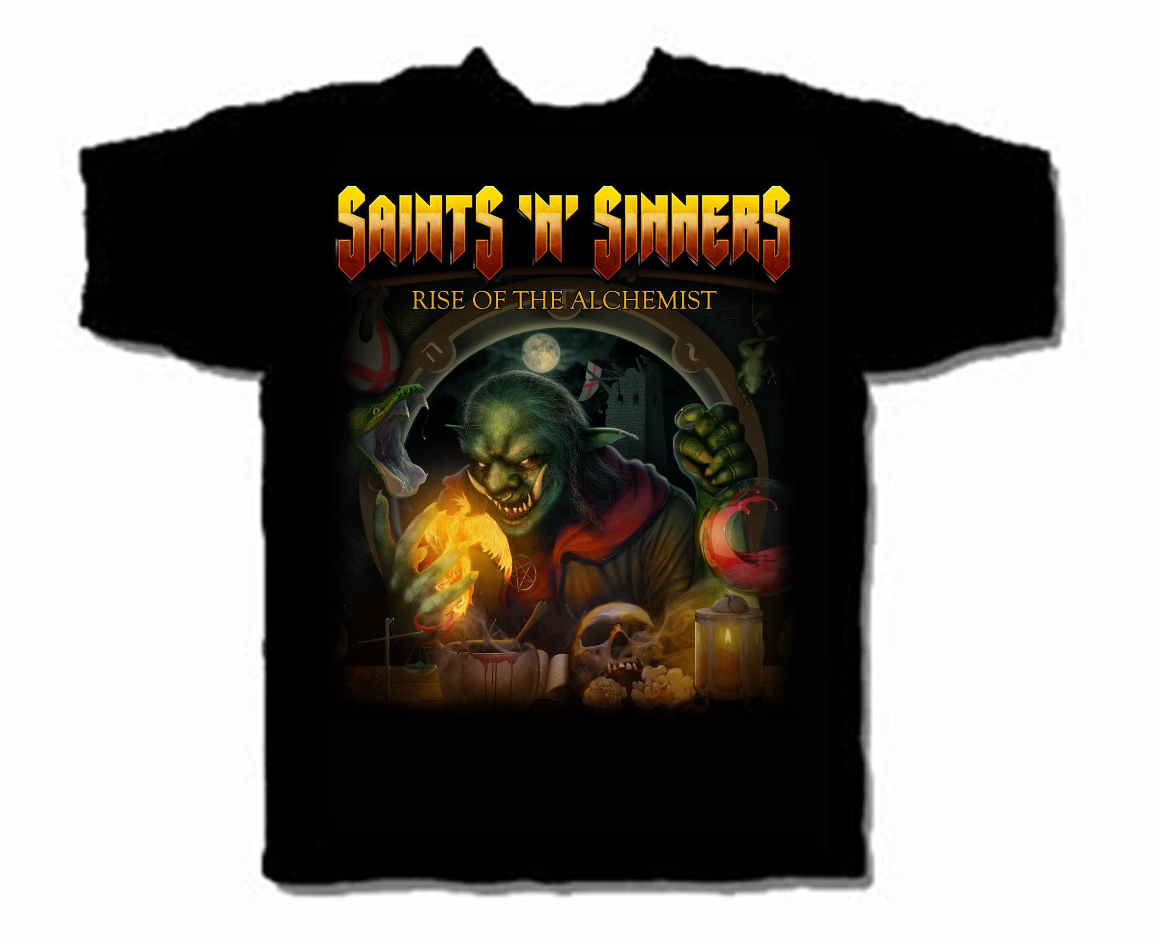 SAINT 'N' SINNERS - RISE OF THE ALCHEMIST (BOX SET & DOUBLE KIRMIZI RENKLİ PLAK & ALBÜM KAPAĞININ GÖRSELİNİN YER ALDIĞI X LARGE BEDEN T-SHIRT & ALBÜM AUDIO CD & STICKER SETİ)  (SINIRLI SAYIDA ÜRETİLMİŞTİR !)