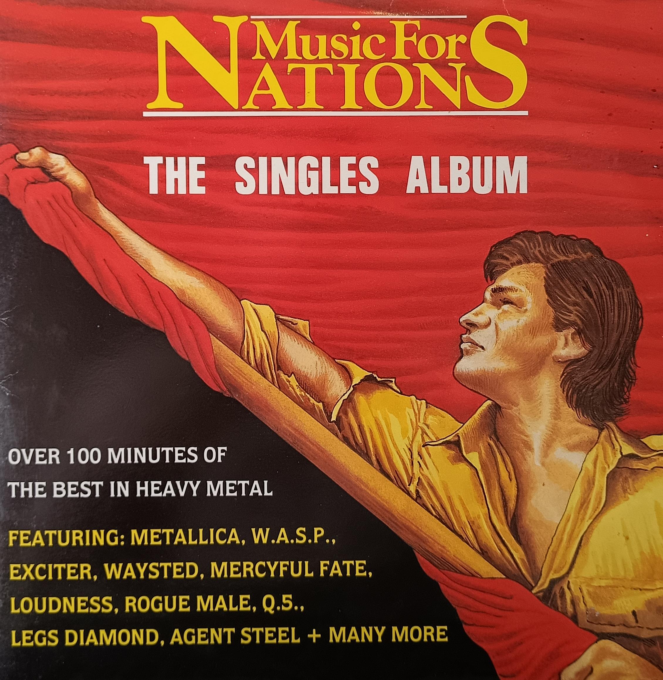 VARIOUS ARTIST - MUSIC FOR NATIONS - THE SINGLES ALBUM (COMPLATION ALBUM)