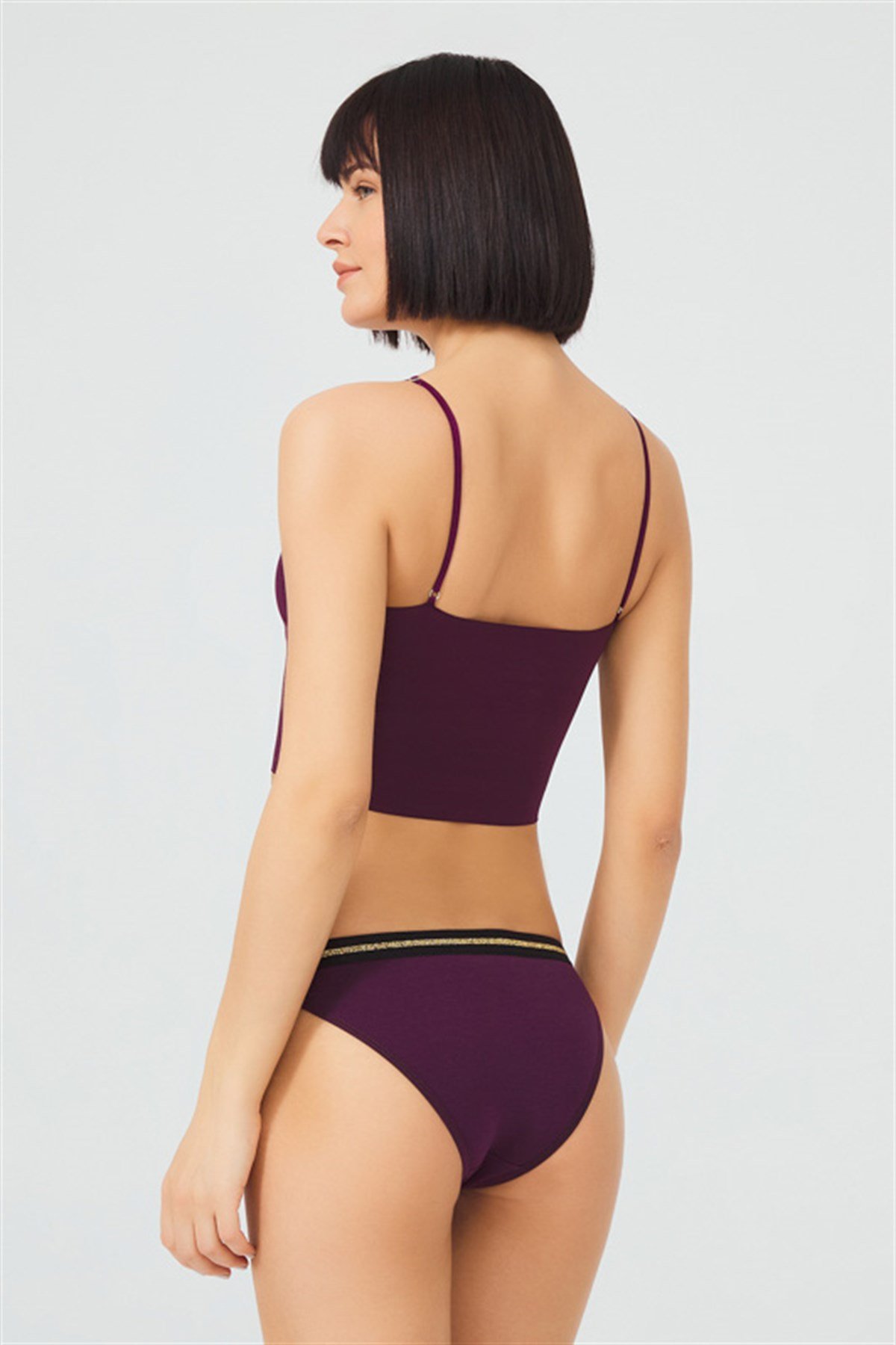 Basic Simli Lastikli Pamuklu Bikini Külot 3'lü Paket