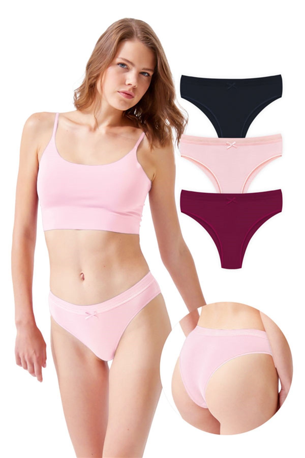 3'lü Paket Brazilian Külot