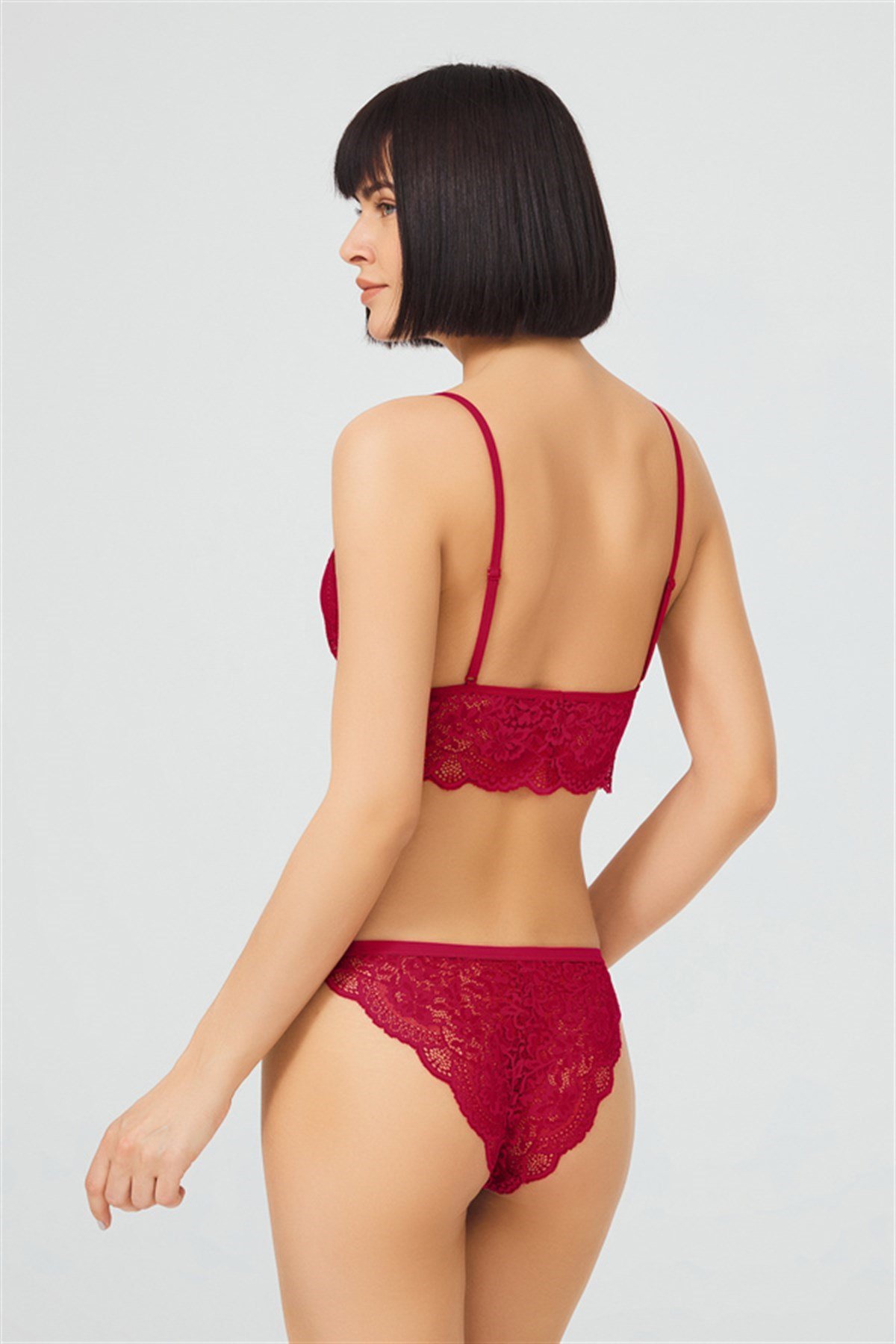 bordo sütyen takımı