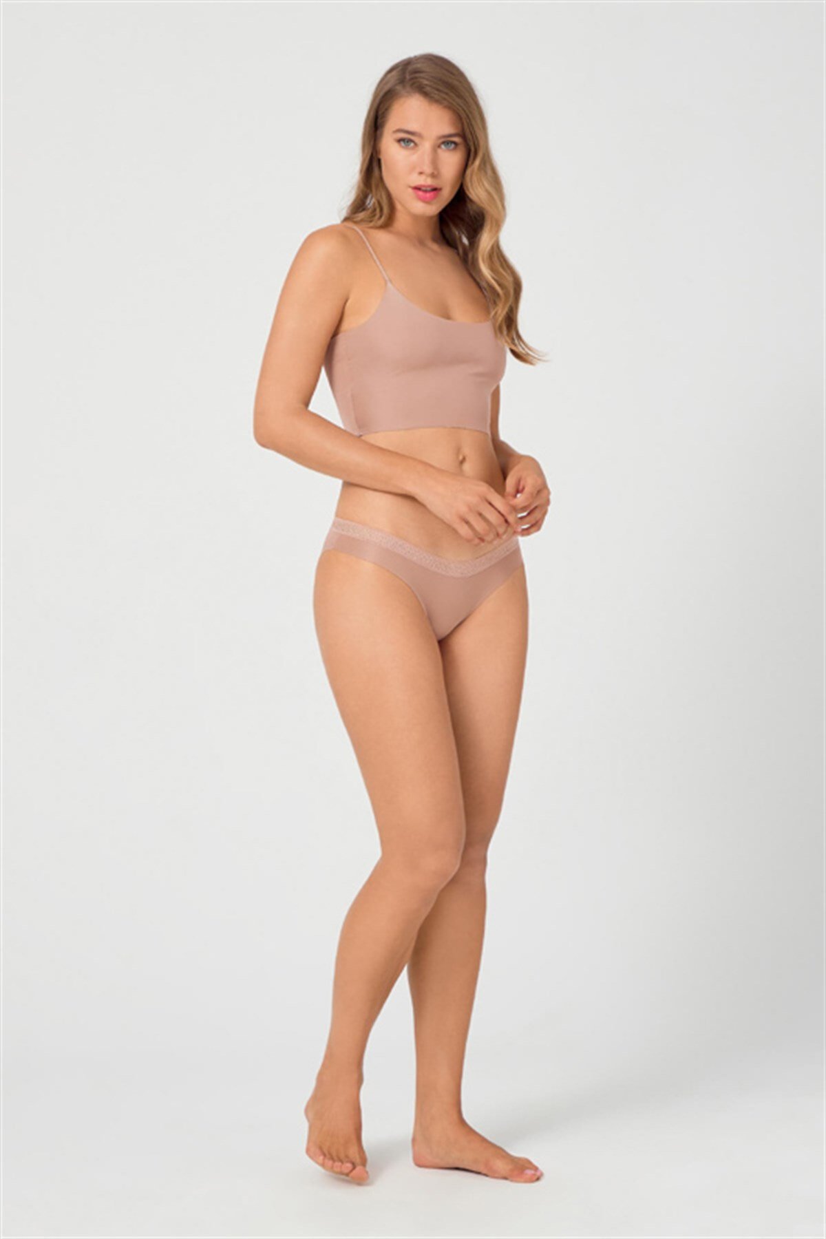 File Lastikli Lazer Kesim Bikini Külot 5'li Paket