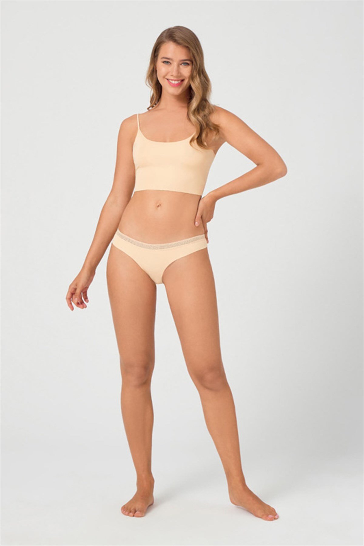 File Lastikli Lazer Kesim Bikini Külot 7'li Paket - 2