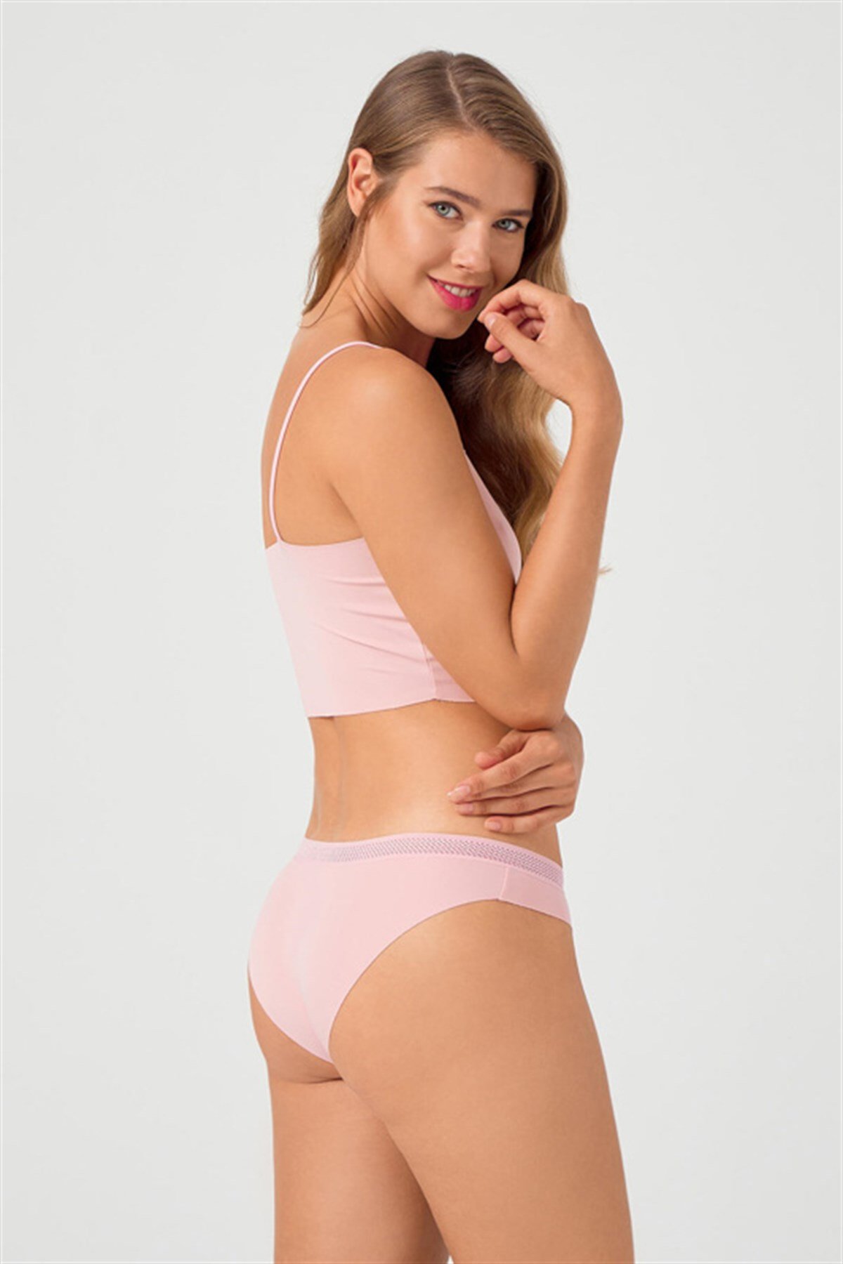 File Lastikli Lazer Kesim Bikini Külot 5'li Paket