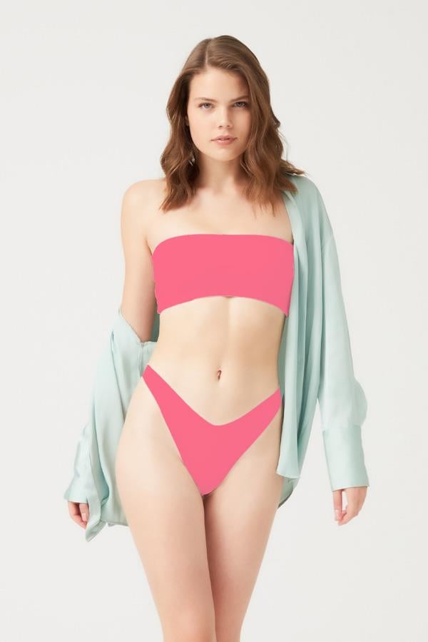 Lazer Kesim Kadın Brezilya Külot 3'lü Paket-1