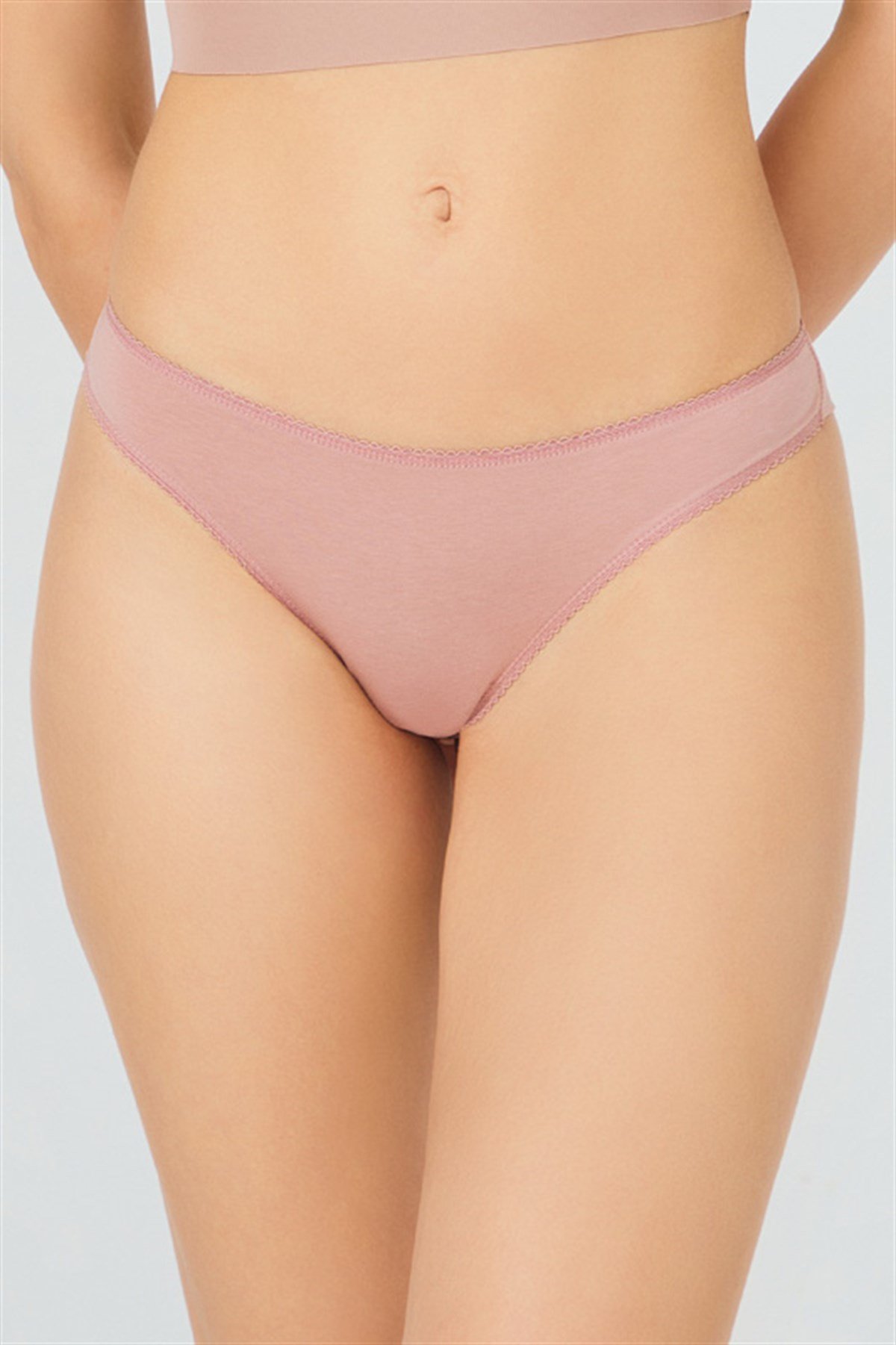 Pamuklu Basic Kadın Brezilya Külot 5'li Paket