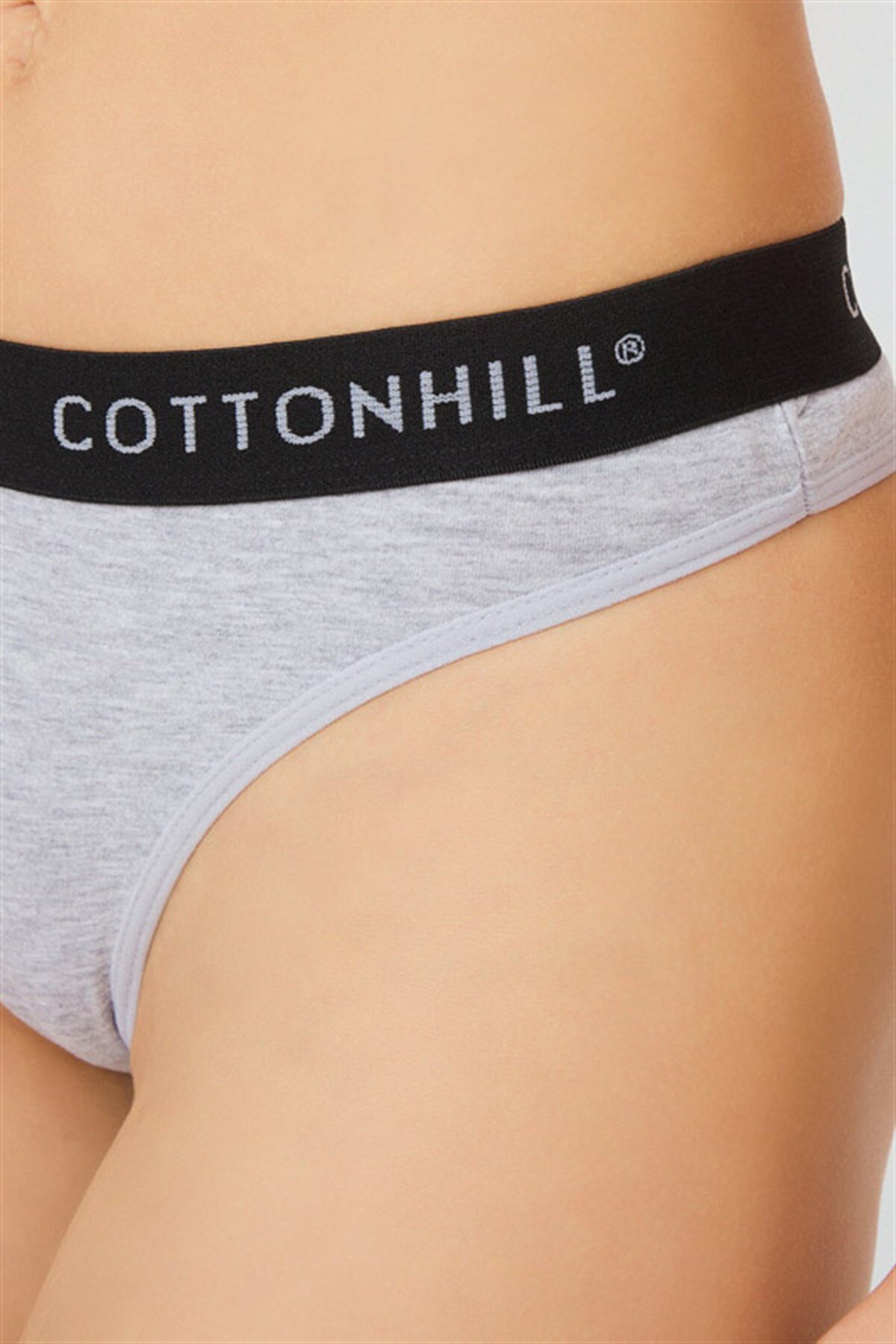 Pamuklu Basic Kadın Tanga Külot 3'lü Paket - 4