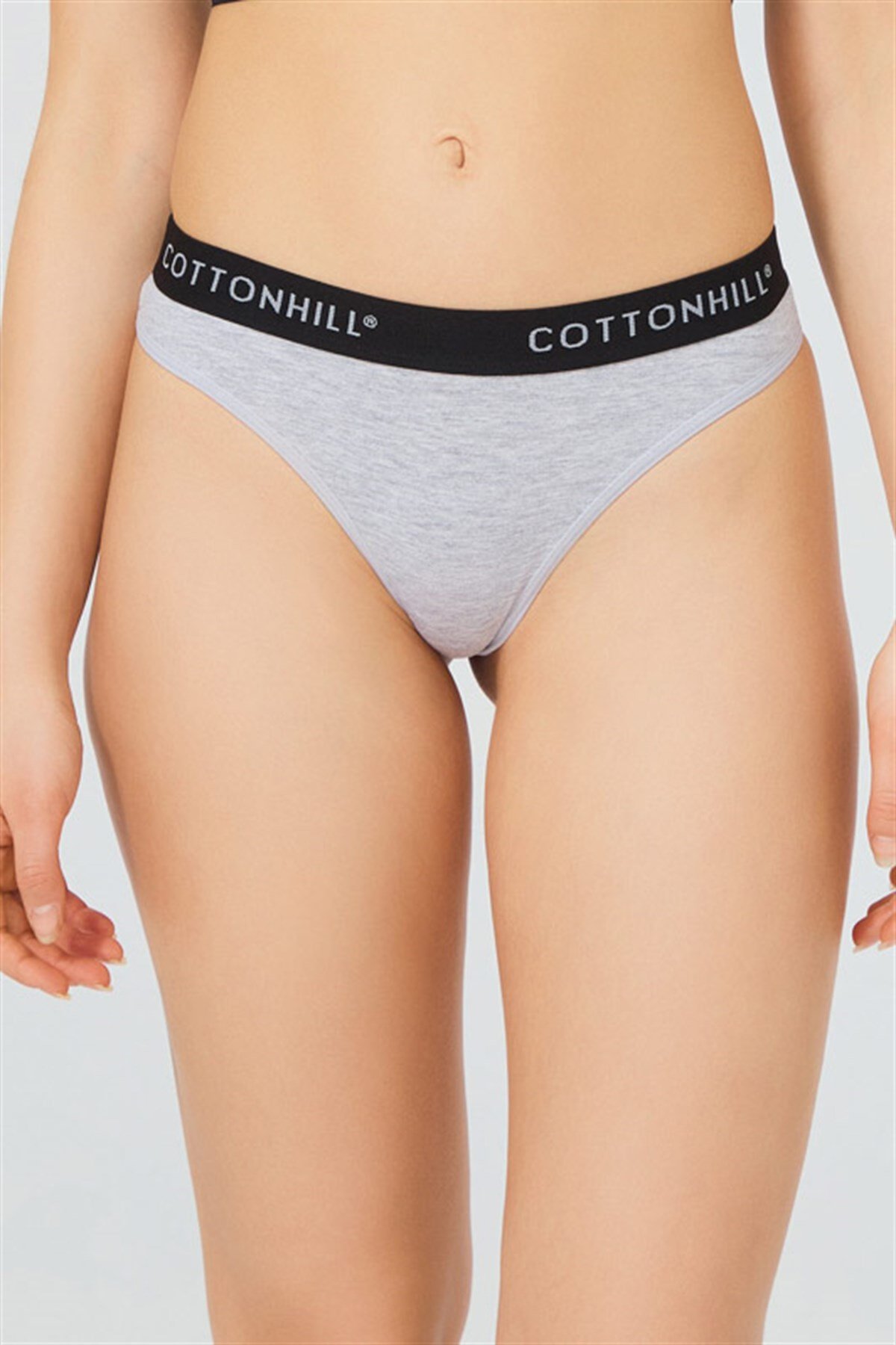 Pamuklu Basic Kadın Tanga Külot 3'lü Paket - 4