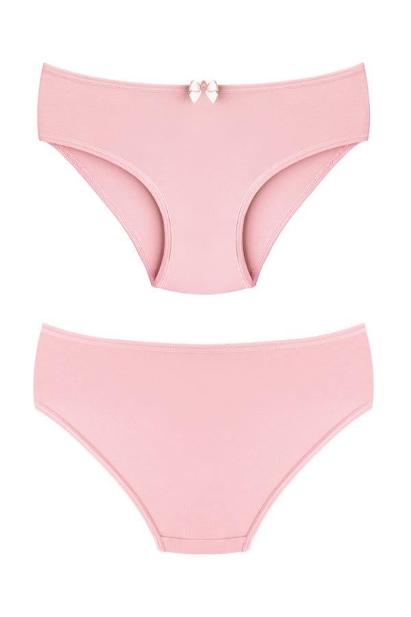 Penye Pamuklu Kız Çocuk Bikini Külot 5'li Paket