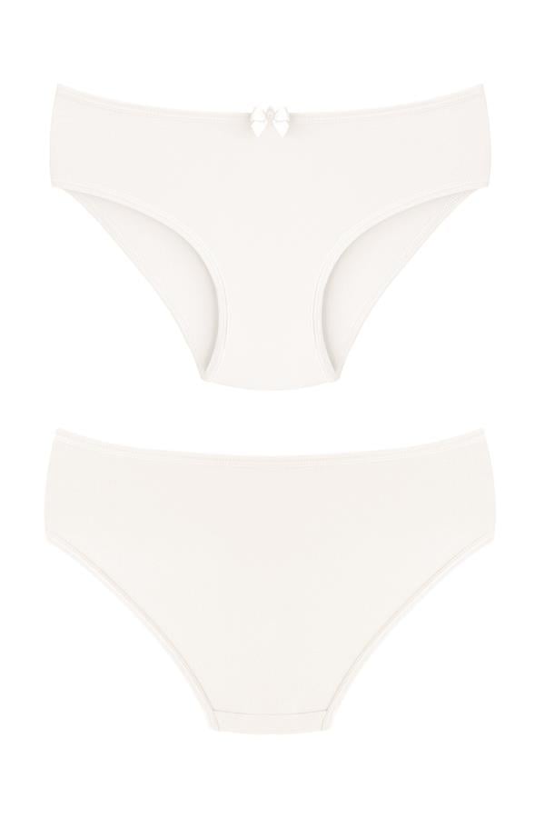 Penye Pamuklu Kız Çocuk Bikini Külot 5'li Paket