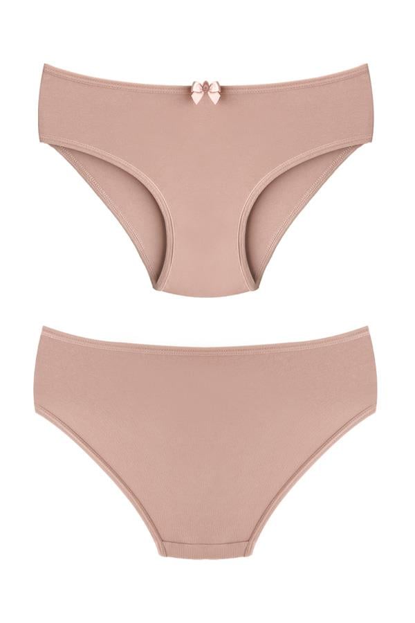 Penye Pamuklu Kız Çocuk Bikini Külot 5'li Paket