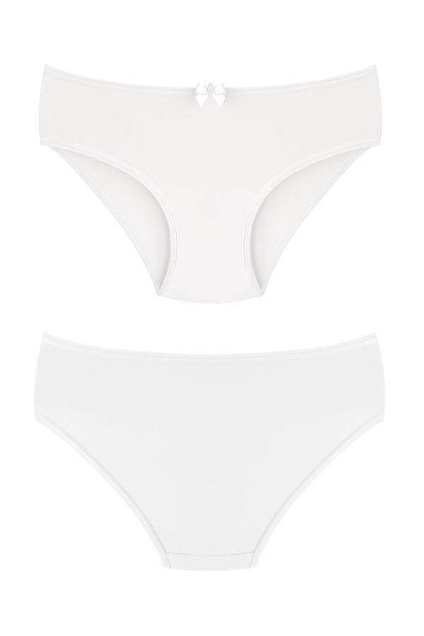 Penye Pamuklu Kız Çocuk Bikini Külot 5'li Paket