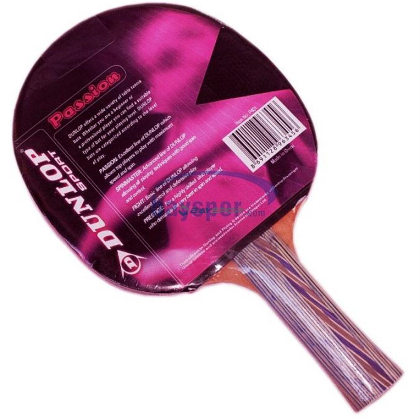 Dunlop Passion ITTF ONAYLI Masa Tenisi Raketi