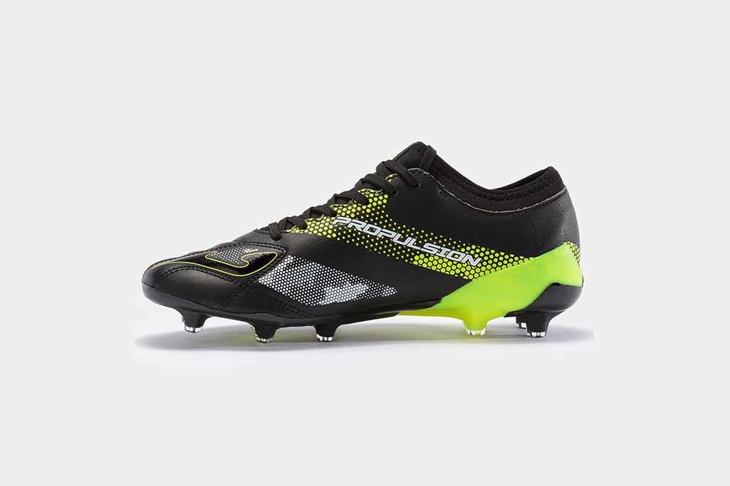 Joma Propulsion Cup 2301 Siyah Yeşil Florasan Sert Zemin Futbol Ayakkabısı - Hızlı ve Kontrollü Oyun İçin Tasarlanmış Üstün Performanslı Ayakkabı