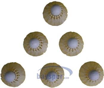 Selex 606 Kaz Tüyü Badminton Topu 6Lı