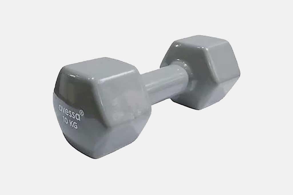 Çeşitli Egzersiz Seçenekleriyle: Avessa PVC Vinly 10 Kg Dambıl
