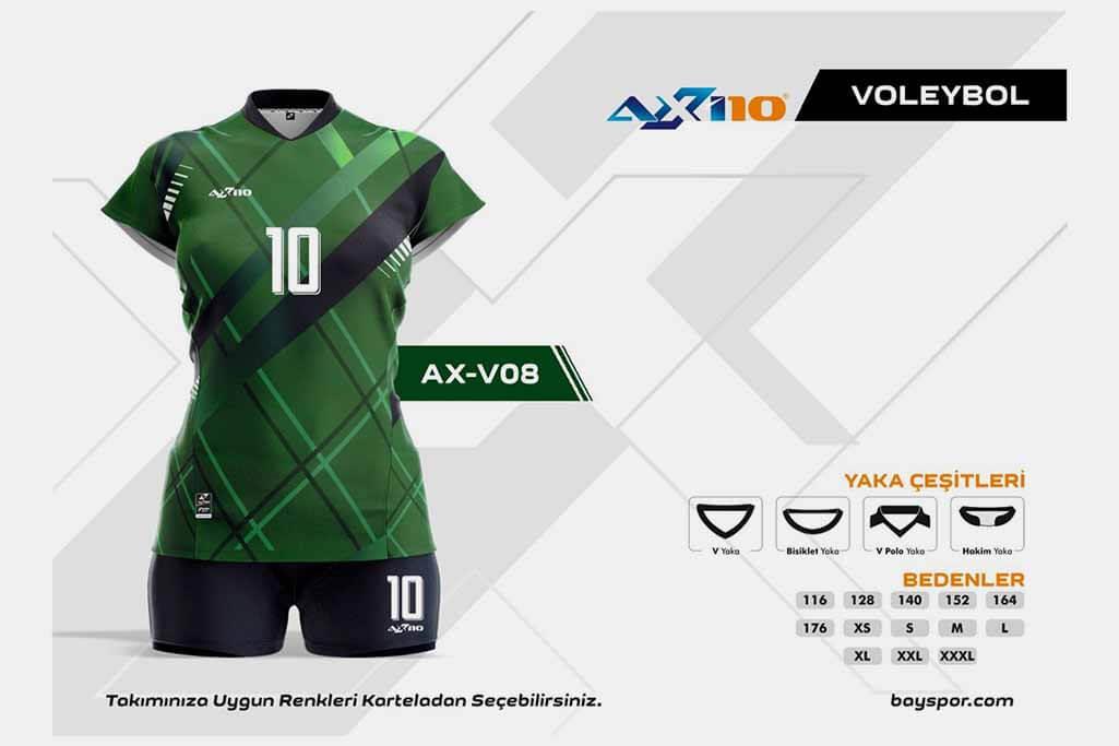 Axi10 AXV-08 Dijital Voleybol Forması - Yüksek Kaliteli Malzeme ve Konforlu Tasarım ile Optimum Oyun Performansı