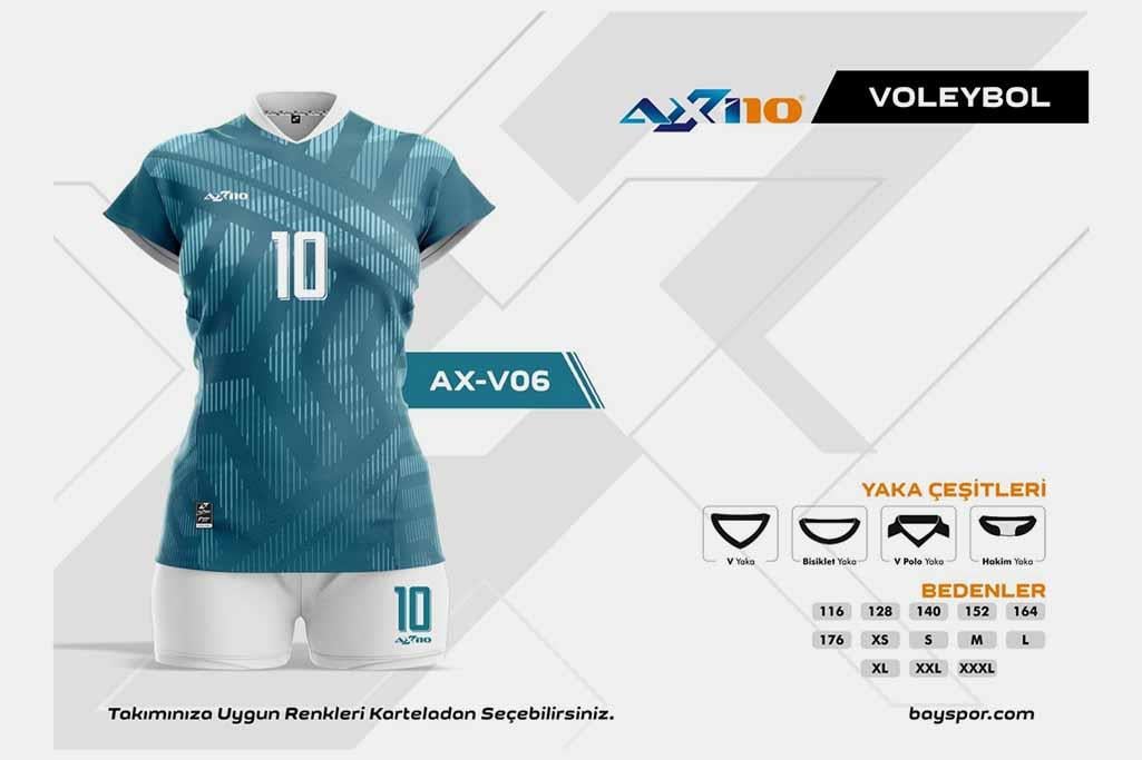 Axi10 AXV-06 Dijital Voleybol Forması - Yüksek Kaliteli Malzeme ve Konforlu Tasarım ile Optimum Oyun Performansı