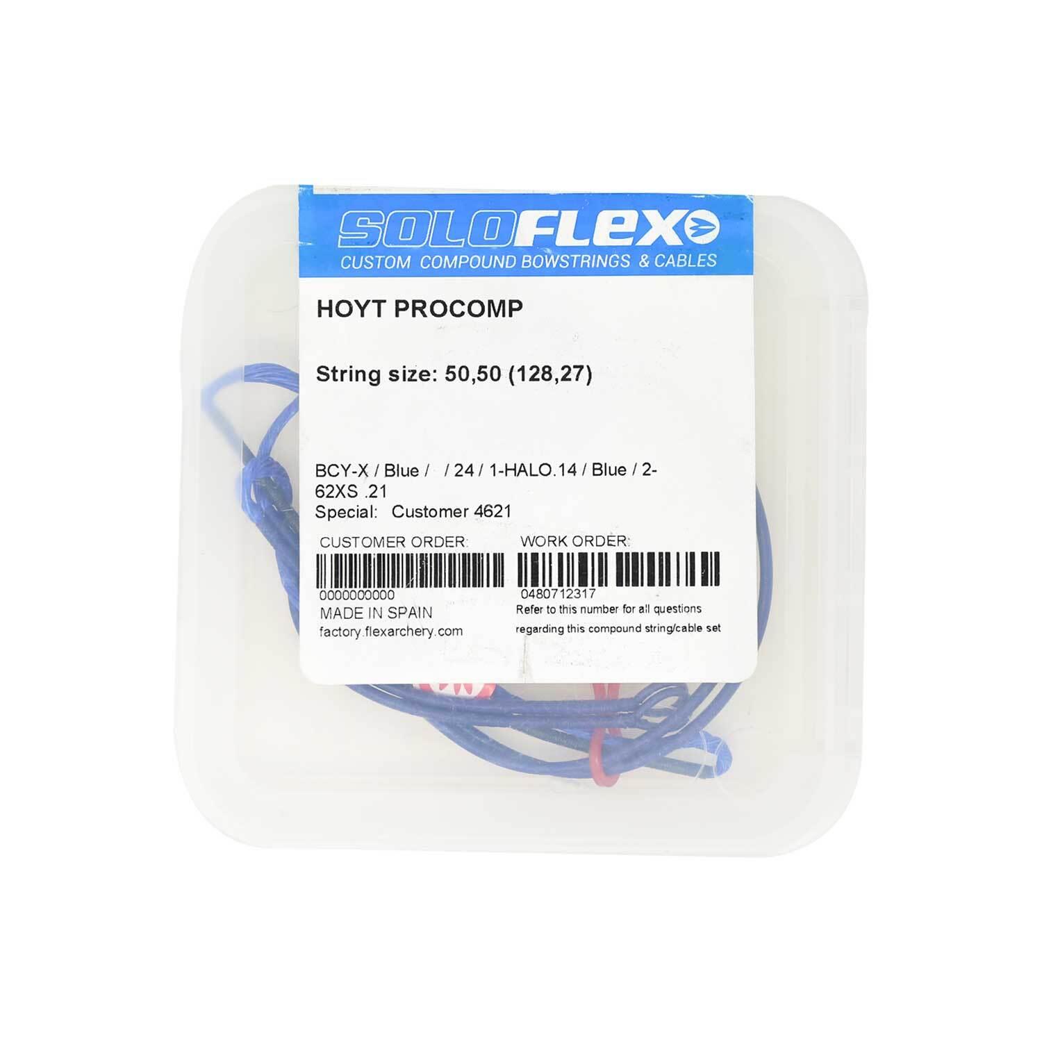 Flex Archery Kiriş Seti Makaralı Yay Hoyt Pro 50-50 Mavi