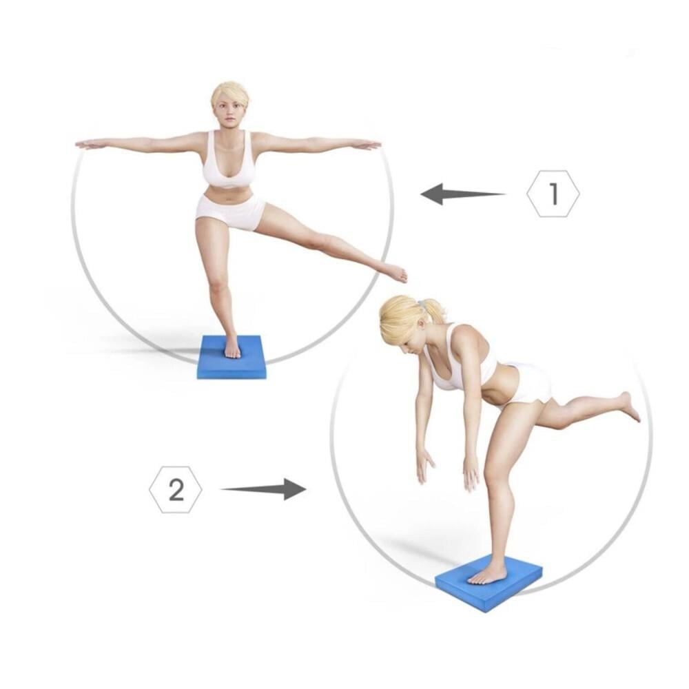 Helix Yoga Egzersiz Denge Pedi BC-5 Mavi
