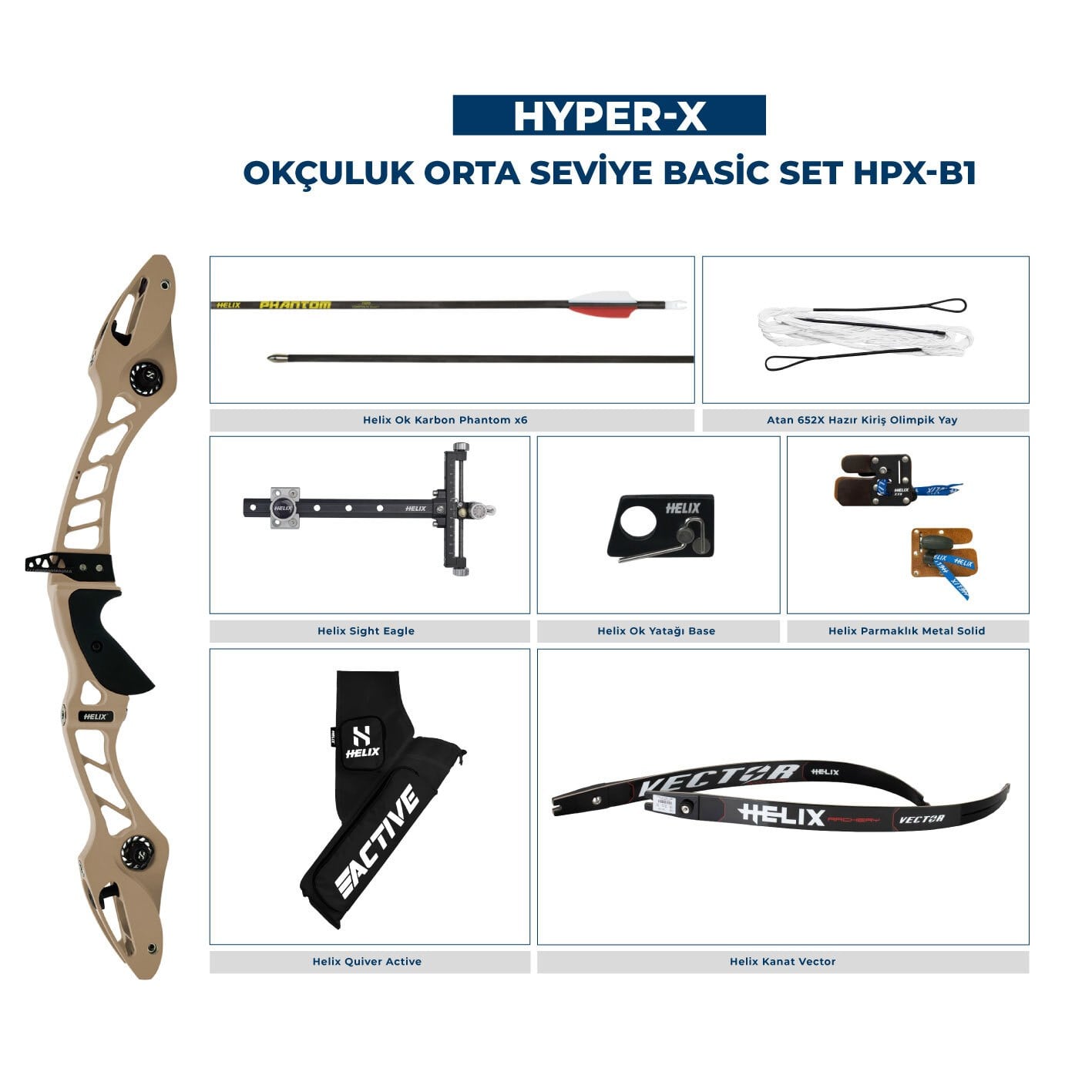 Navek Klasik Yay Orta Seviye Set Hyper-X Basic HPX-B1