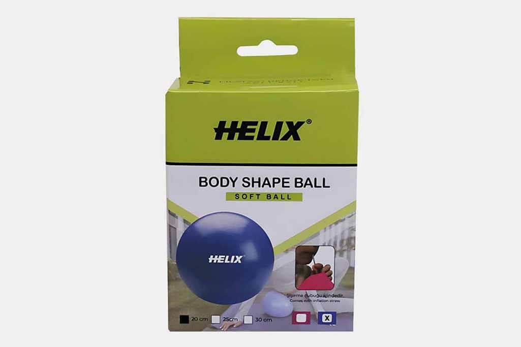 Helix 20 cm Pilates Topu - Kompakt Boyutlu ve Çeşitli Egzersizler İçin İdeal Pilates Topu