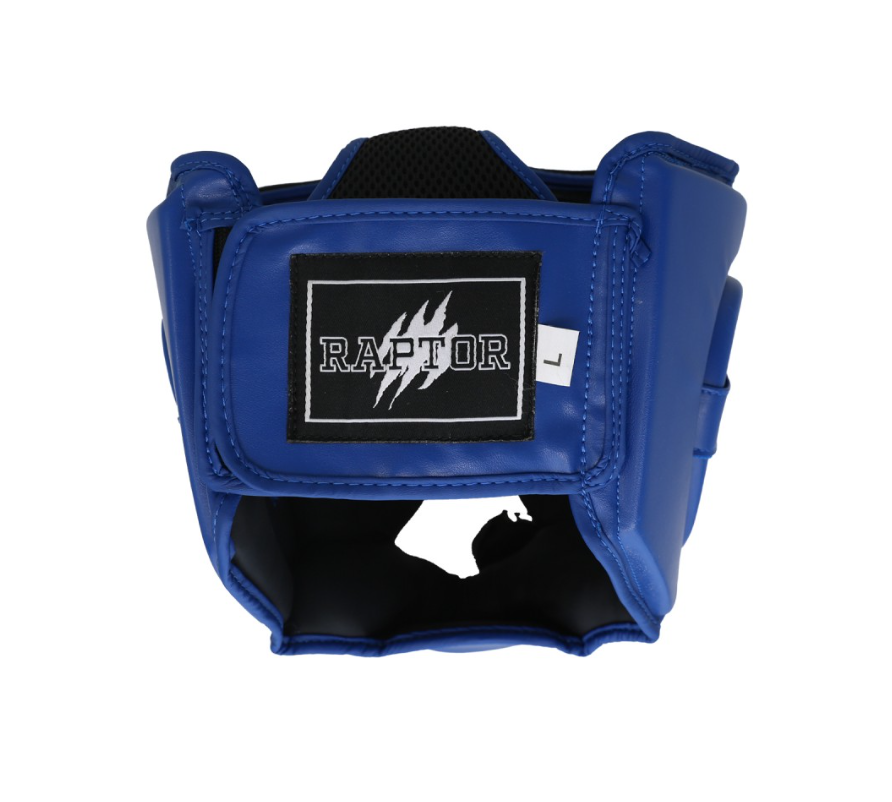 Raptor Açık Kask Kickboks Kafa Koruyucu HG Mavi