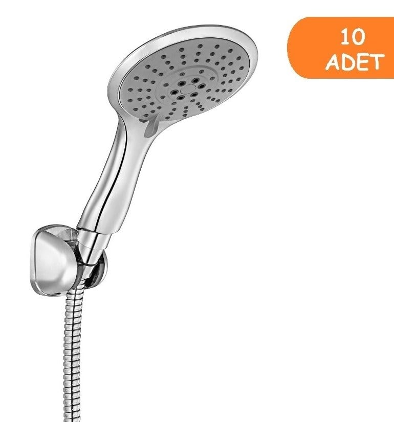 10 Adet AR Tilia Mafsallı Duş Seti Banyo Üst Takımı Beş Fonksiyonlu 102117359