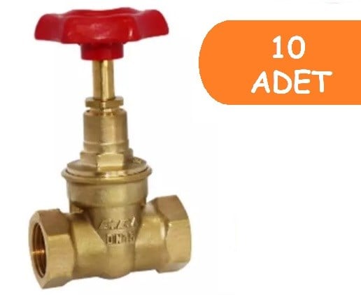 10 Adet ECA 1/2 Şiber Valf 601003019