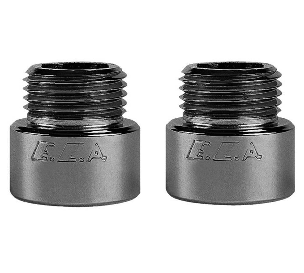 2 Adet ECA 1/2 1.5 cm Uzatma Krom (Musluk Uzatma 102134014 Pirinç E.C.A 