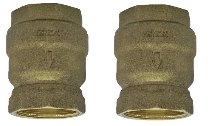 2 Adet ECA 3/4 Yaylı Dik Çekvalf 601007116