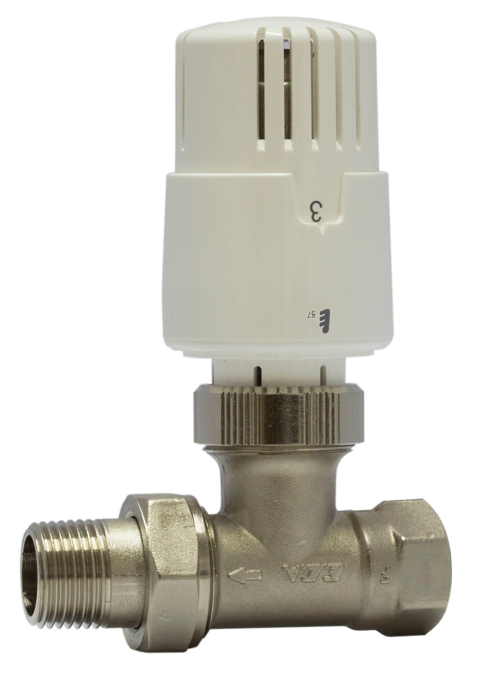 2 Adet ECA TRV4 Termostatik Düz Radyatör Valfi Petek Vanası 602120756