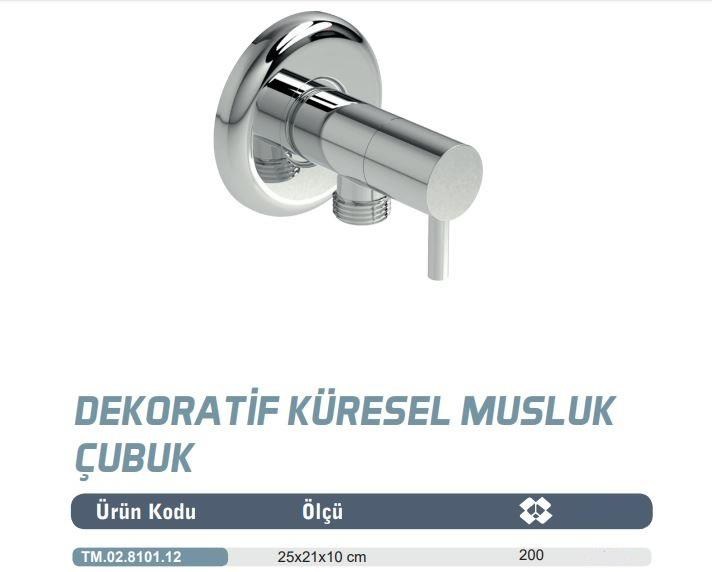 2 Adet MaxiFlow Çubuk Klozet Taharet (Ara) Musluğu Rozetli TM04810312
