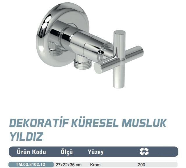 2 Adet MaxiFlow Yıldız Klozet Taharet (Ara) Musluğu Rozetli TM03810212 