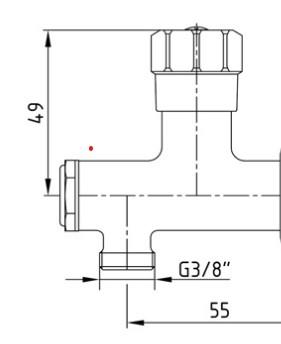 25 Adet ECA Filtreli Ara Musluk 102111066