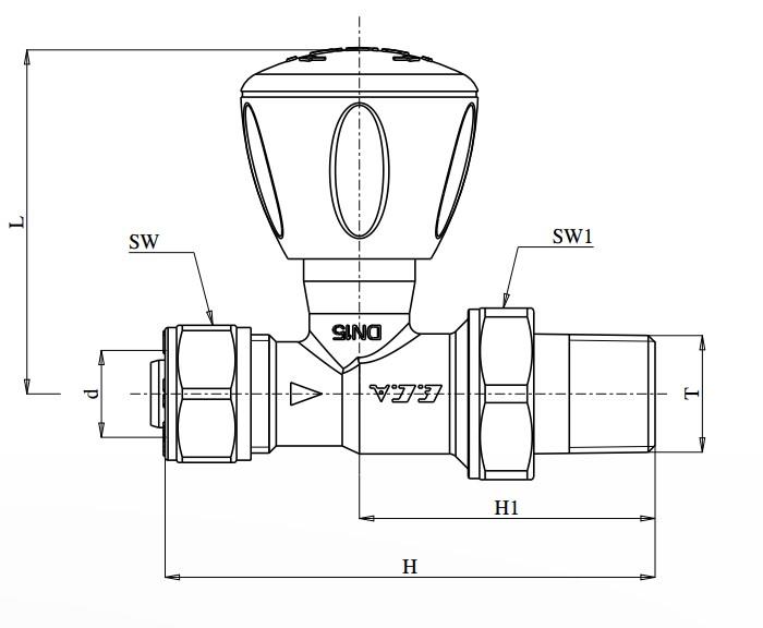 25 Adet ECA RV3 1/2 Düz Radyatör Valfi Pex Petek Havlupan Vanası 602120722
